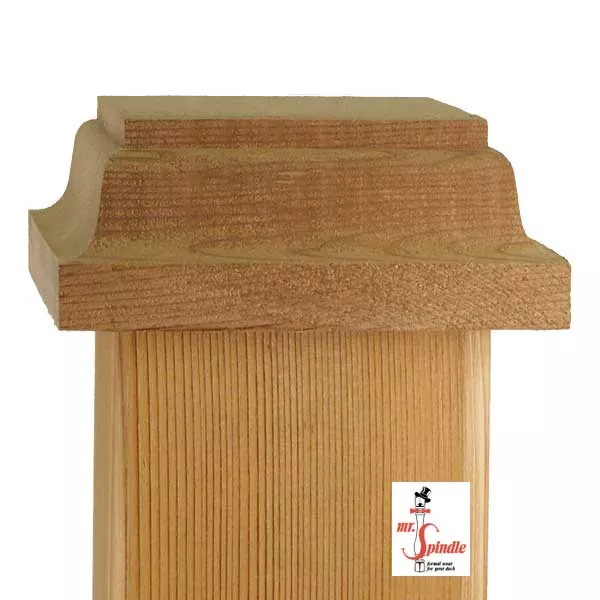 Mr. Spindle Victorian Wood Post Cap