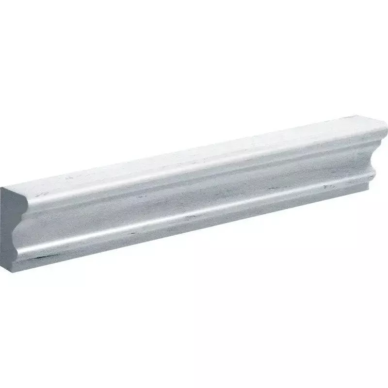 Neptune White Honed Andorra Marble Moldings 2x12