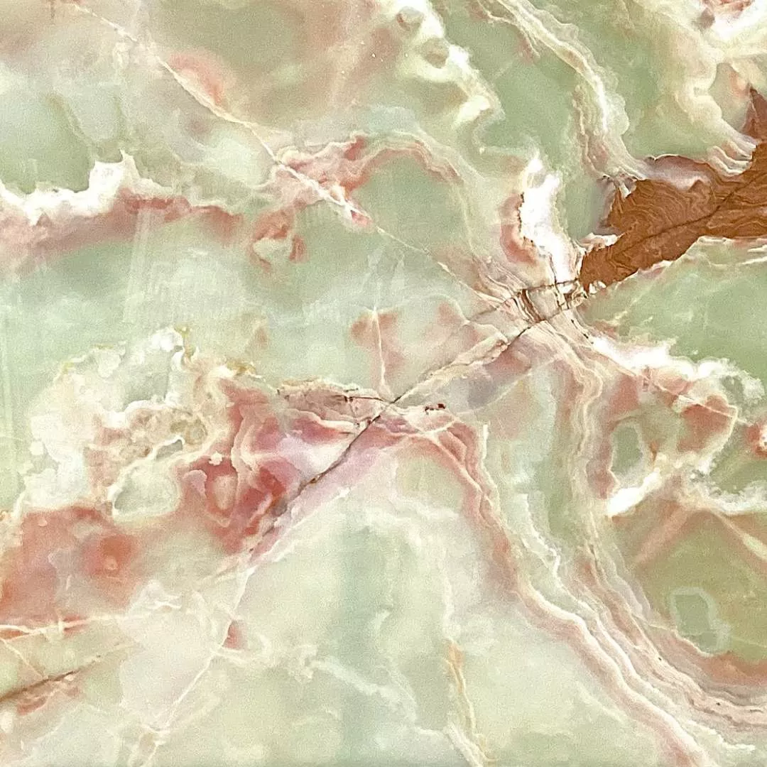 ONICE VERDE Onyx polished 2cm thick - Slab