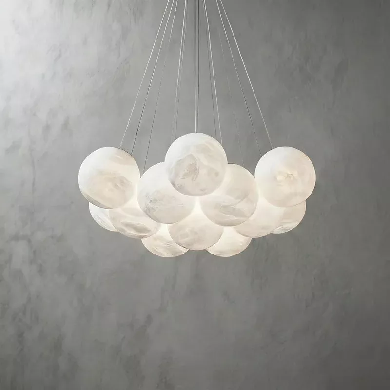 Ora Cloud Alabaster Chandelier