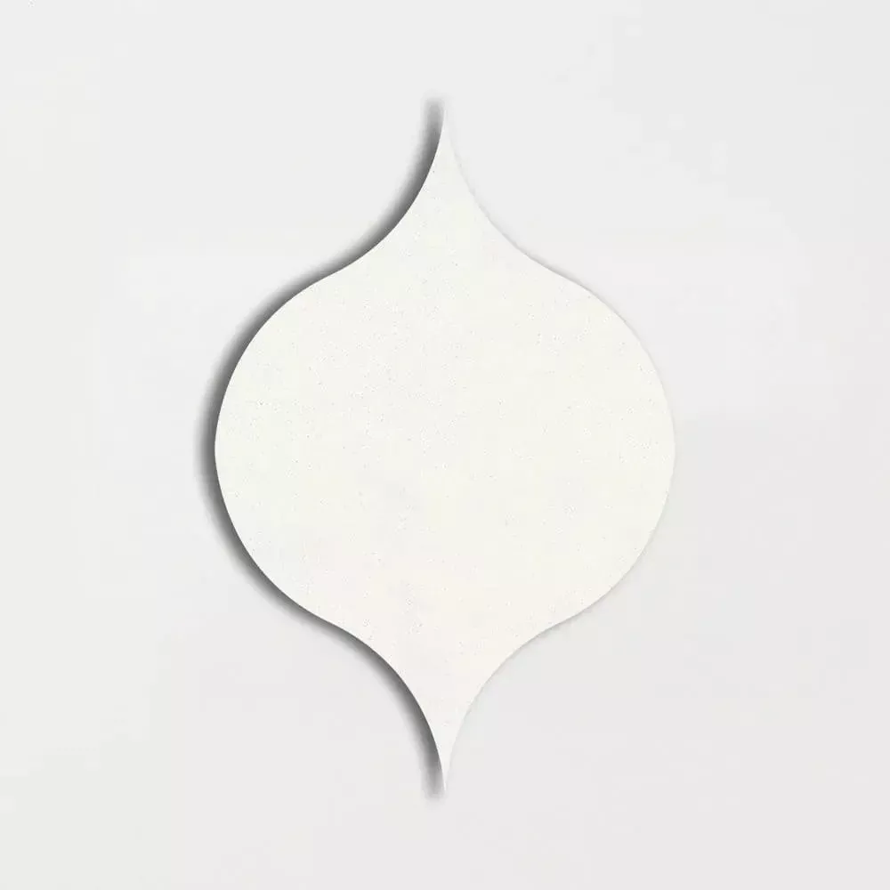 Paris Honed Winter Leaf Limestone Waterjet Mosaics 4 7/8x6 13/16