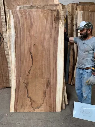 Parota Slab #66 Live Edge