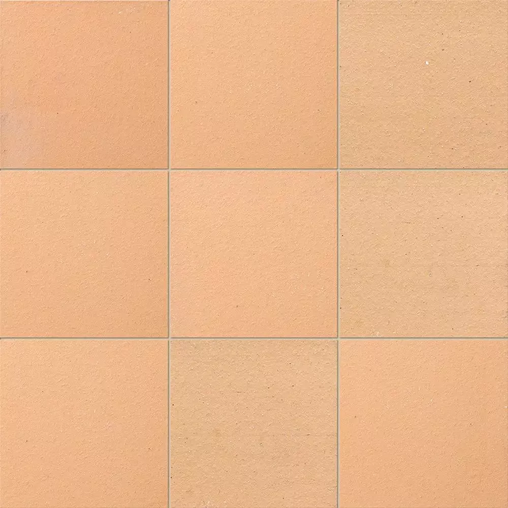 Peach Matte Glazed Terracotta Stair Copings 9 13/16x13 3/4