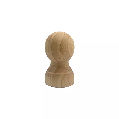 Pine Knobs Round 90mm Treated Pine