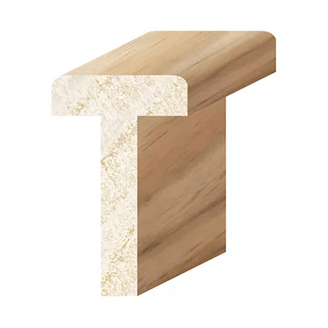 Porta Mouldings 50 x 30 Rounded T Astragal Mushroom Stop 2.4m