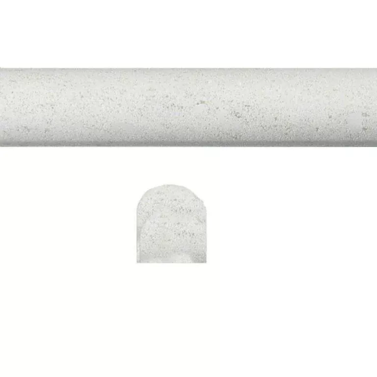 Porto Rosal Limestone Trim 12 Honed Pencil Rail