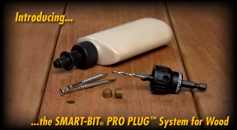 PRO-PLUG For WOOD (100 Sq Ft Kit – 1 5/8″ Screws)