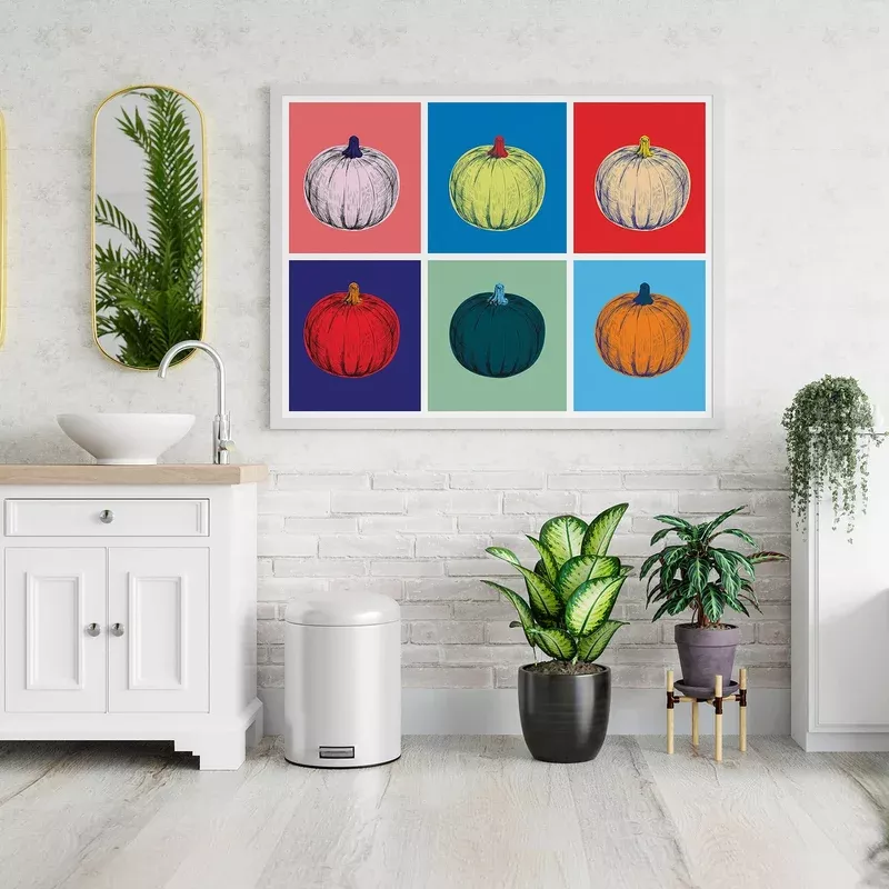 Pumpkin Pop Art Illustration