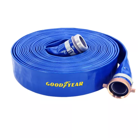 PVC Discharge Hose - 1148 Series 3" ID X 50' Blue
