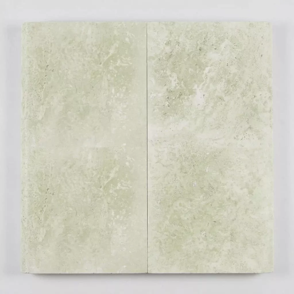 QDI Light 12x24 Unfilled & Honed Travertine Single Bullnose Pool Coping