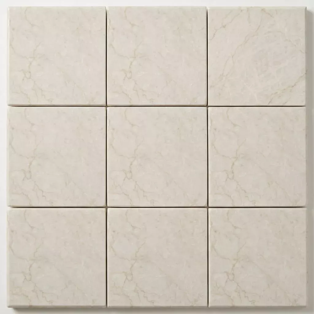 Qdi Pearl Marble Coping 12x12 Tumbled Bullnose1.25 inch