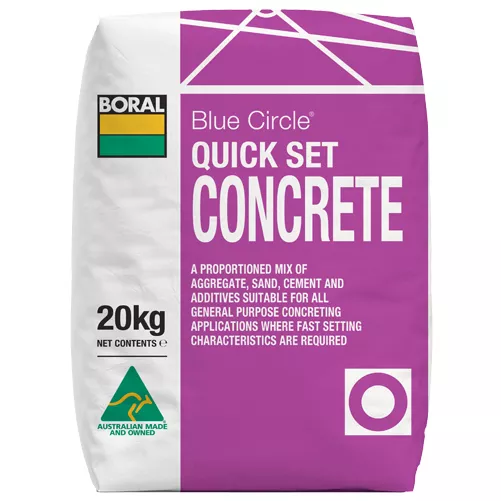 Quick Set Concrete Blue Circle 20kg Boral