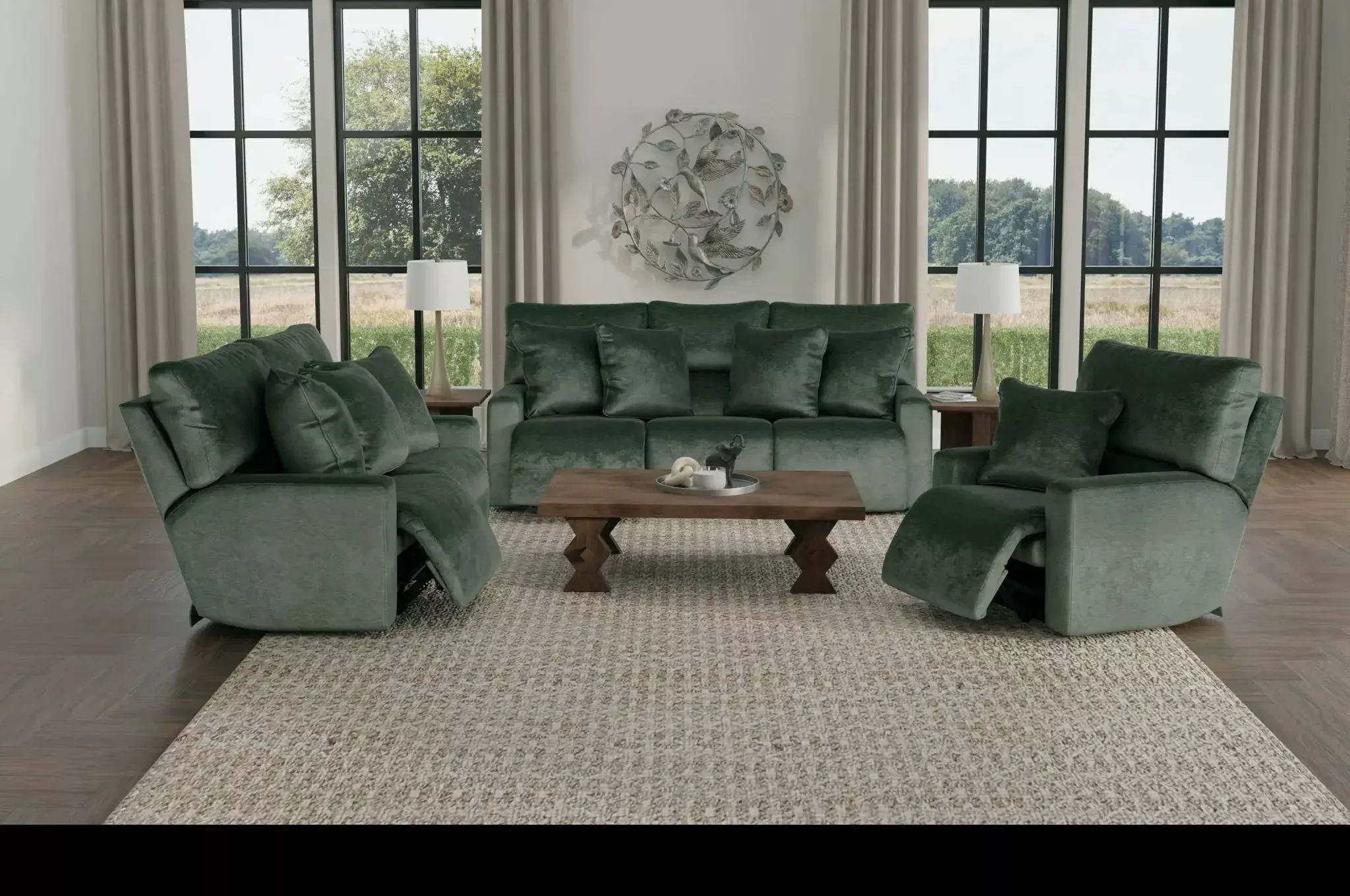 Rayton - Power Reclining Loveseat With Zero Gravity - Pine