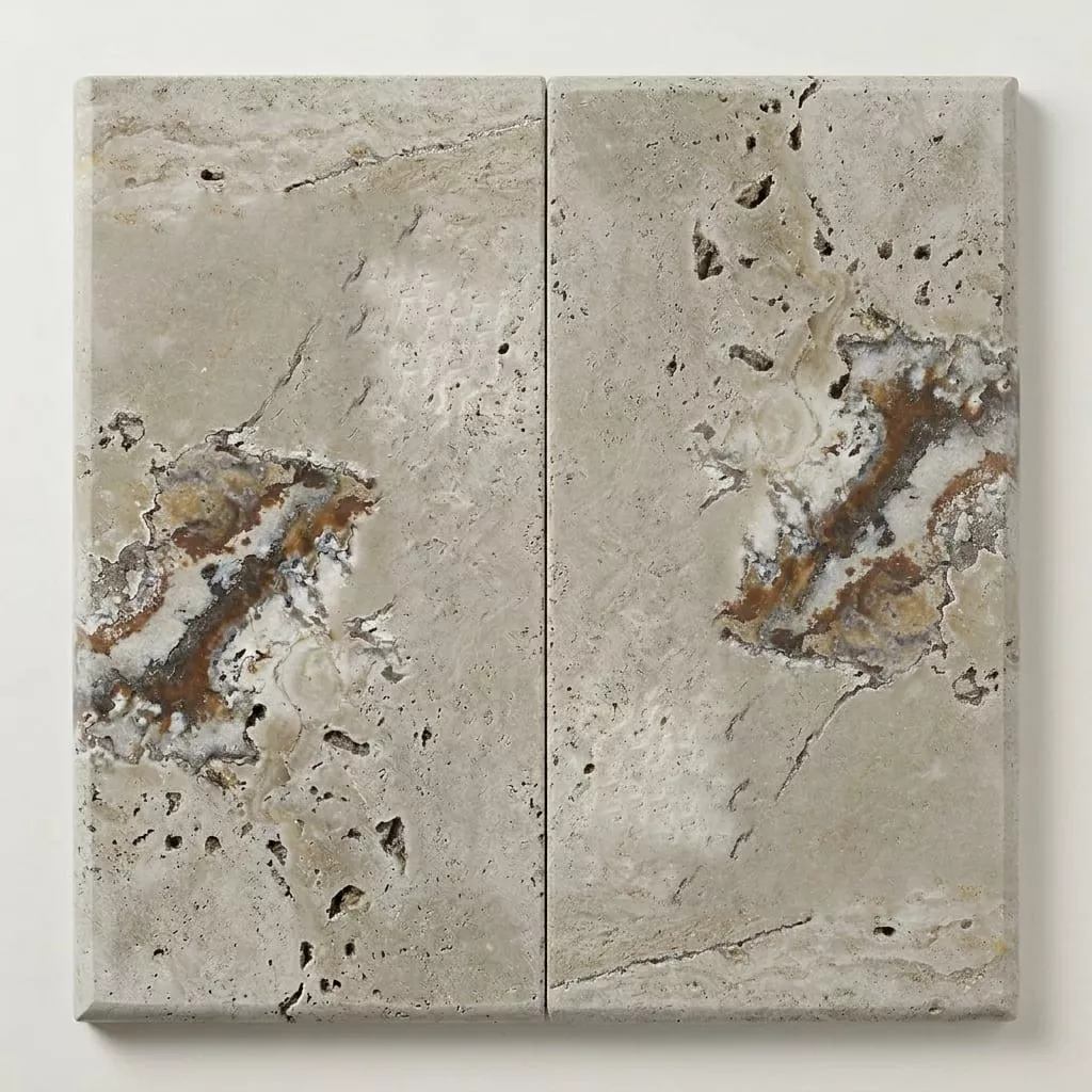 Riviera 12x24 Unfilled & Honed Travertine Single Bullnose Pool Coping