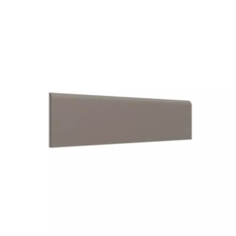 Roca Dark Gray Matte Bullnose Ceramic Moldings 3x12