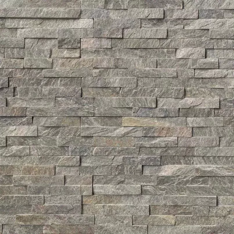 Rockmount Sage Green 6x24 Panel Splitface Quartzite Ledger Stone