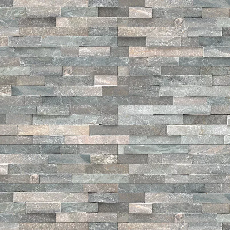 Rockmount Sierra Blue 6x18 Corner Splitface Quartzite Ledger Stone