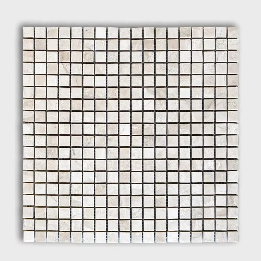 Royal Beige Honed 5/8x5/8 Marble Mosaics 12x12