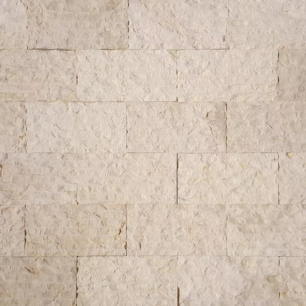 Royal Beige Marble Veneer 6x12 Splitface