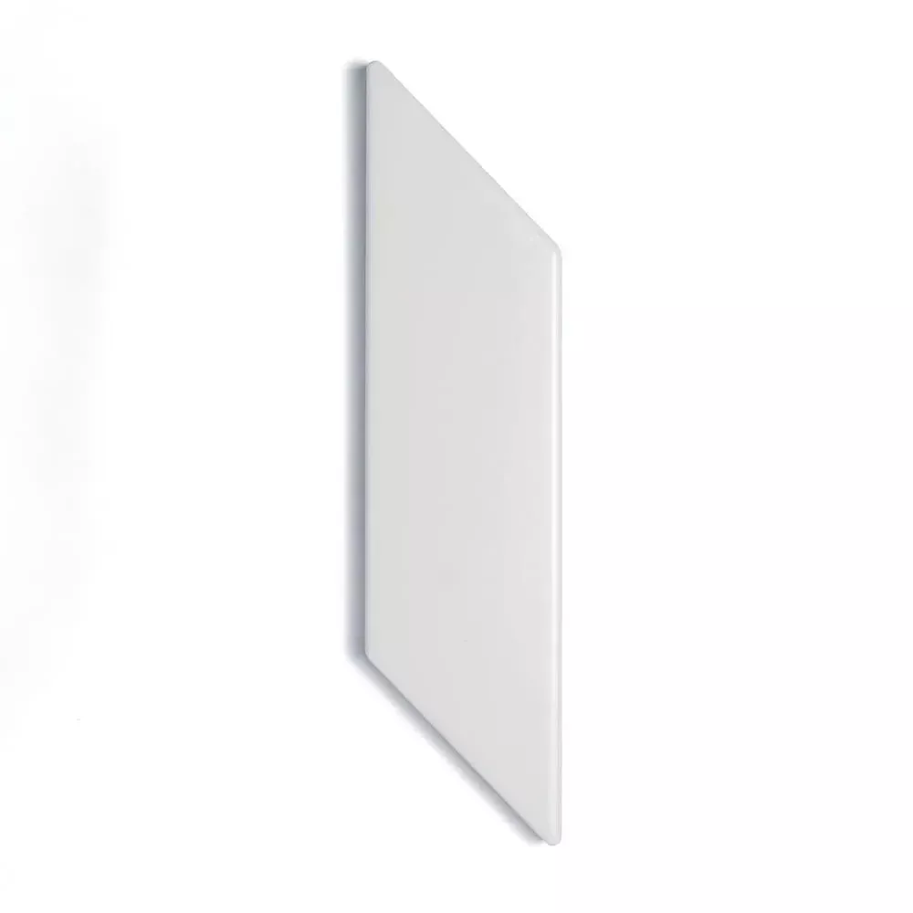 Royal White Glossy Base Trim Ceramic Moldings 4 3/16x6