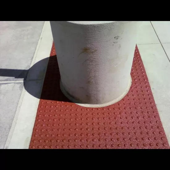 Safety Step - Inline Mat - Standard - 2' x 10' - Red