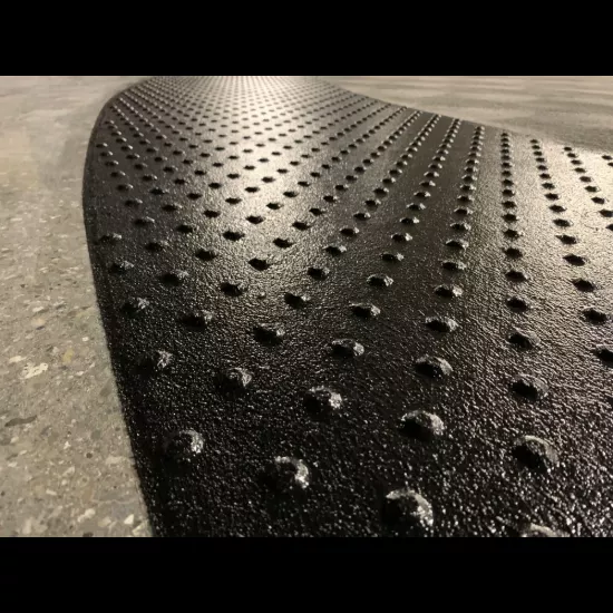 Safety Step - Inline Mat - Textured - 2' x 10' - Black