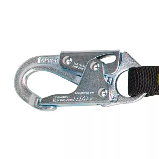 Safewaze Pro 4'-6' Adjustable Energy Absorbing Lanyard - Snap Hook