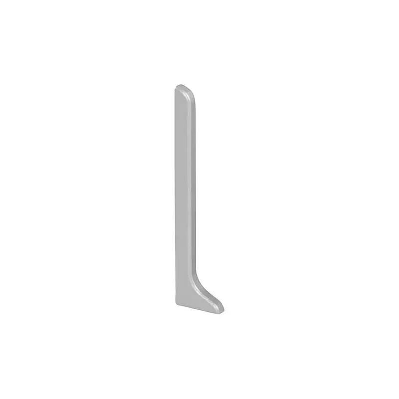 Schluter Designbase-Sl End Cap Right 3-1/8in. Aluminum Satin