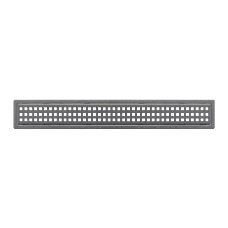 Schluter Kerdi-Line 3/4in. Frame 36in. Square Grate Pewter