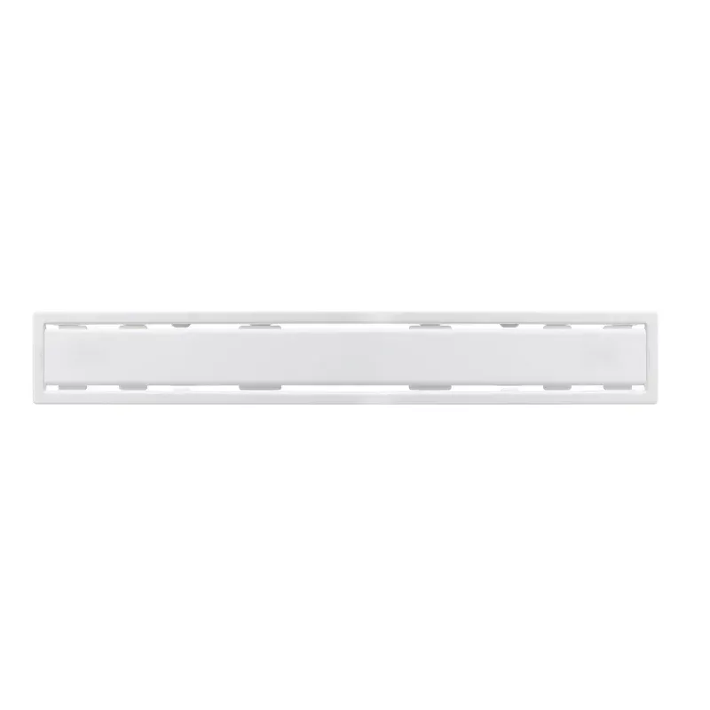 Schluter Kerdi-Line 3/4in. Frame 44in. Solid Grate Matte White