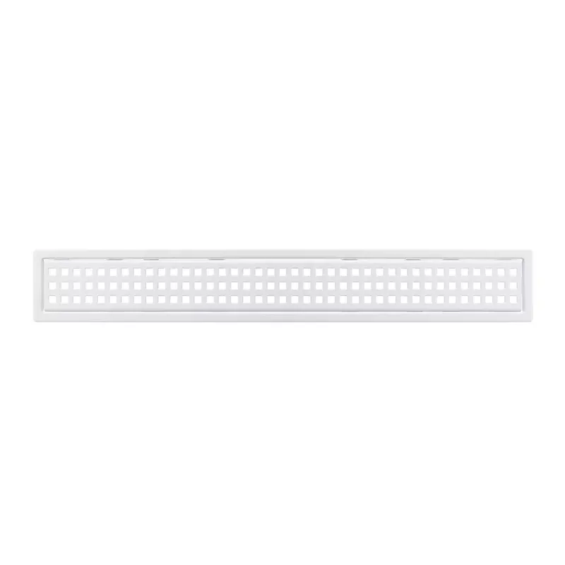 Schluter Kerdi-Line 3/4in. Frame 52in. Square Grate Matte White