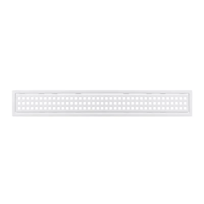 Schluter Kerdi-Line 3/4in. Frame 56in. Square Grate Matte White