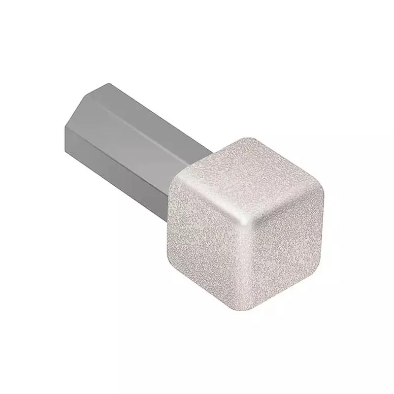 Schluter Rondec In Corner 7/16in. Aluminum Greige