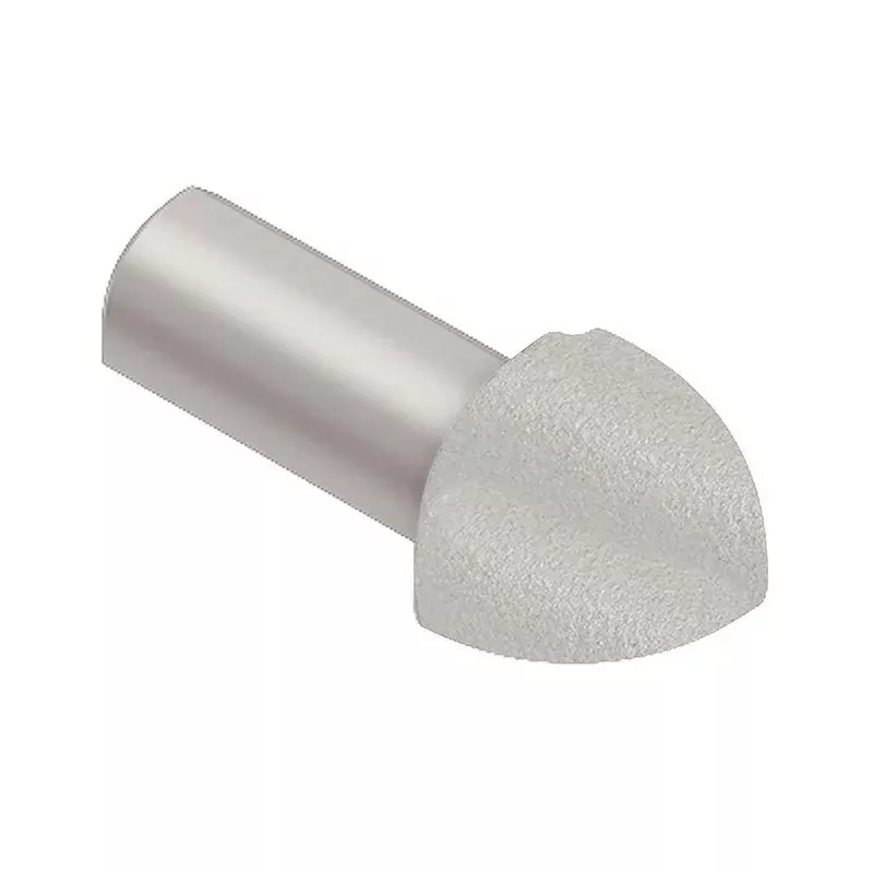 Schluter Rondec Out Corner 1/4in. Aluminum Greige
