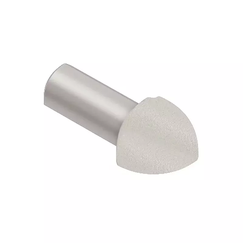 Schluter Rondec Out Corner 3/8in. Aluminum Ivory