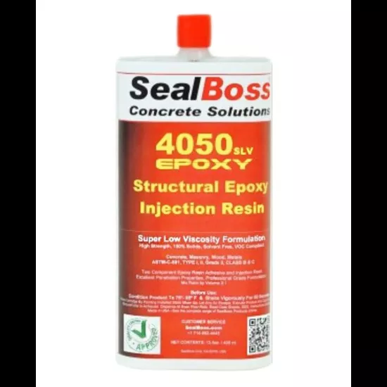 Sealboss 4050 SLV Epoxy Resin 14 oz Cartridge with Retaining Nut
