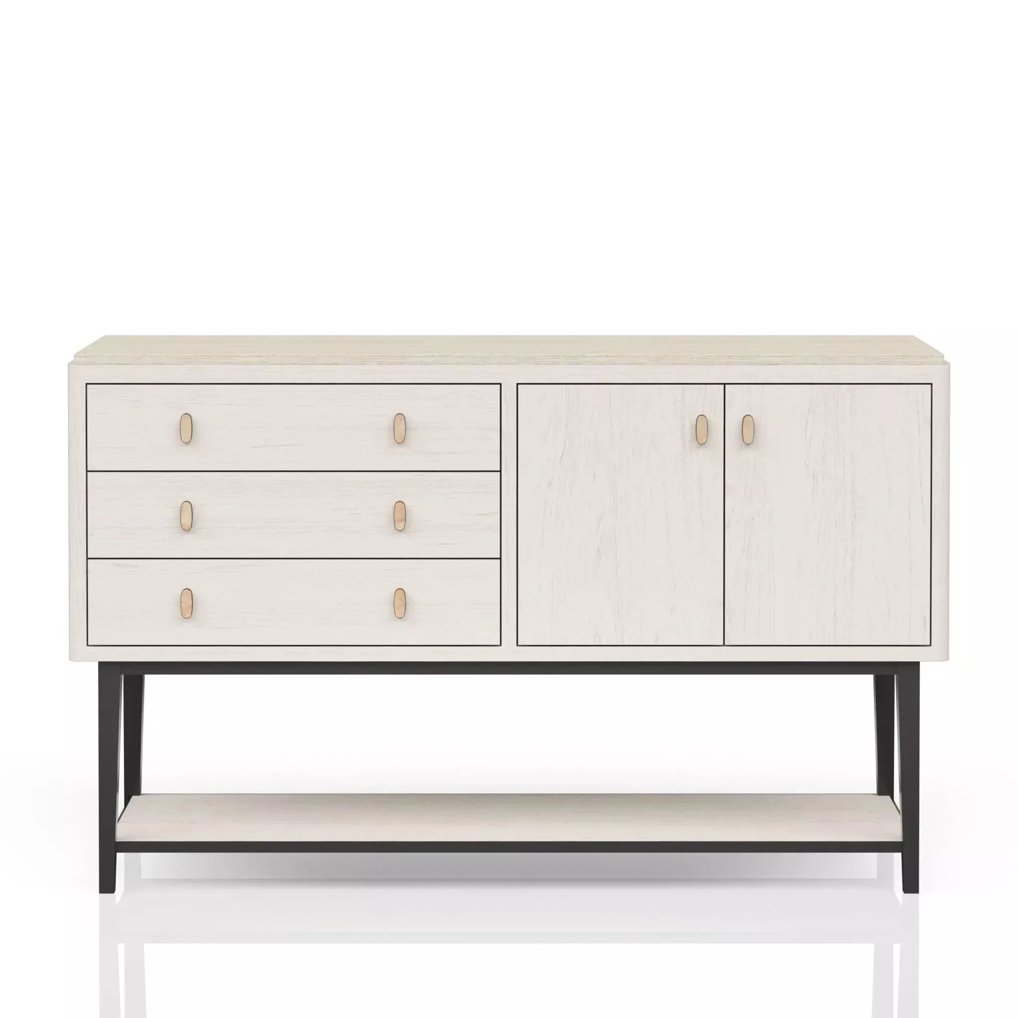 Server With Base - White