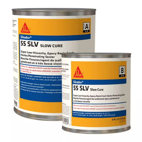Sikadur 55 SLV - Super low viscosity, epoxy resin crack healer/sealer