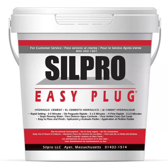 SILPRO Easy Plug Hydraulic Cement 50# Pail