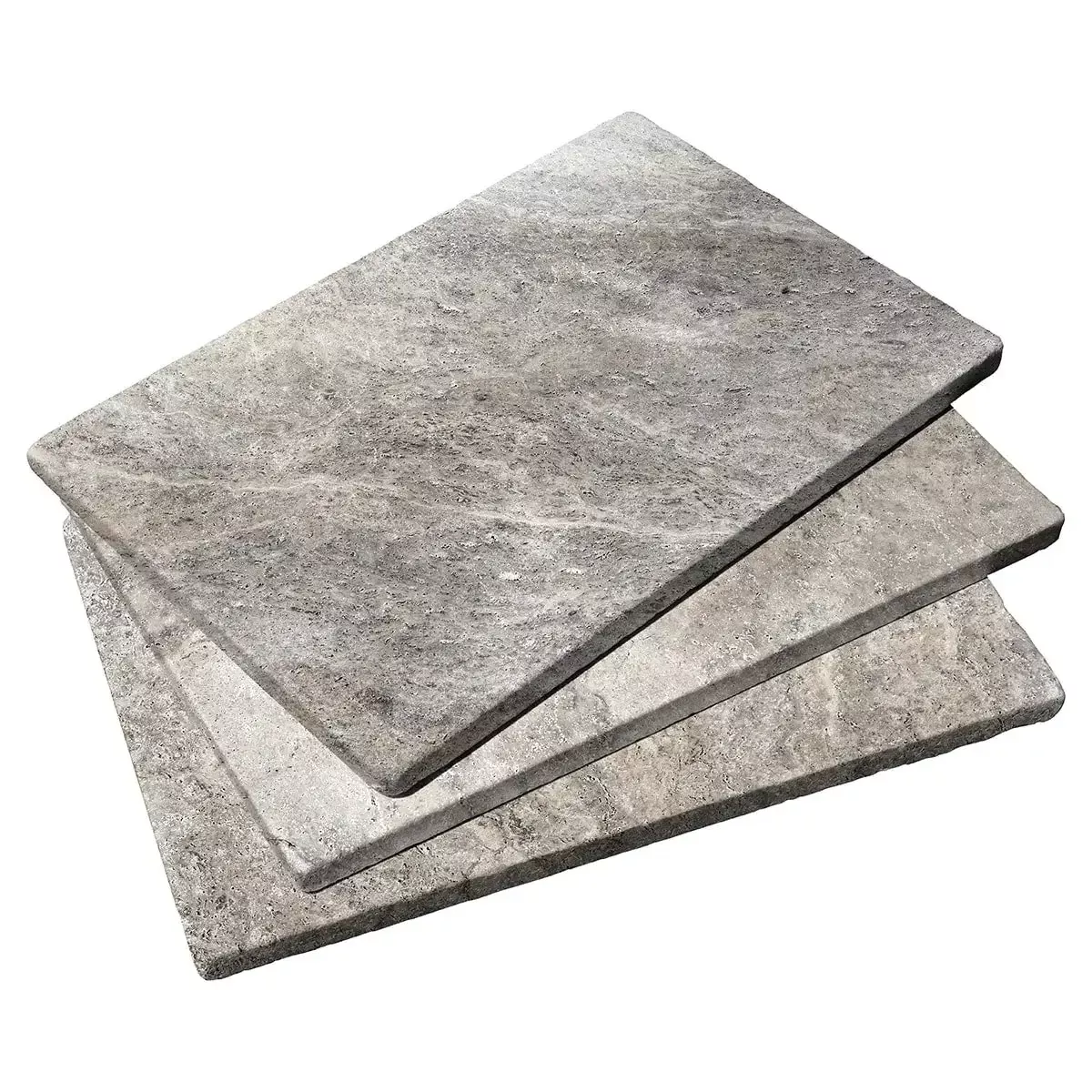 Silver Tumbled French Marble Patterns