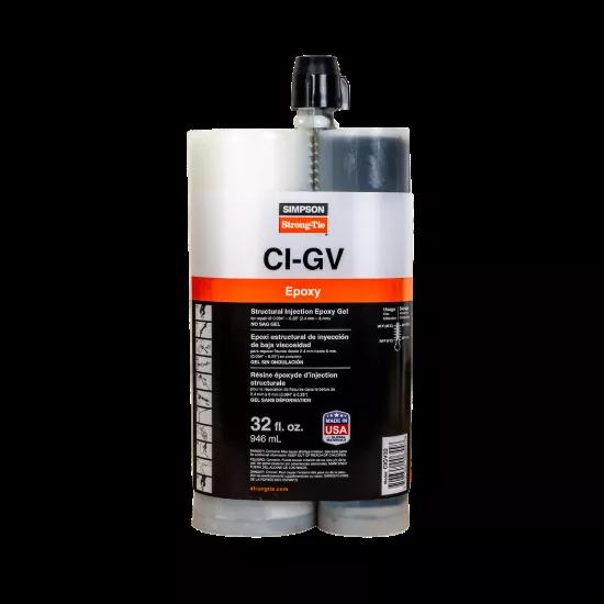 Simpson CI-GV Structural Injection Epoxy Gel (32 oz.)