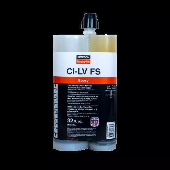 Simpson CI-LV FS Fast-Setting Low-Viscosity Structural Injection Epoxy (32 oz.)