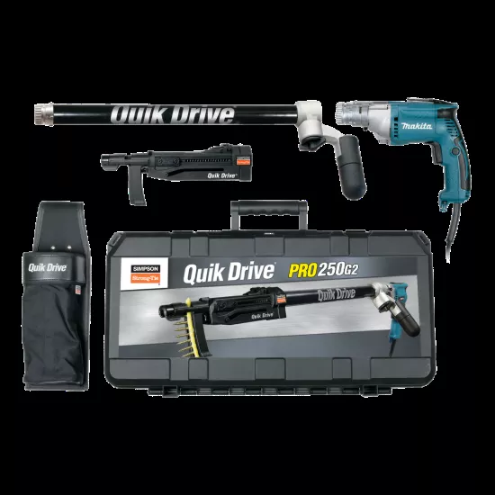 Simpson Quik Drive PRO250 Subfloor System w/ Makita 3500 RPM Screwdriver Motor
