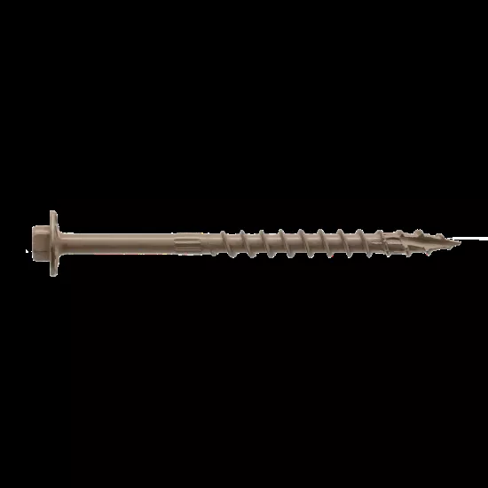 Simpson Strong-Drive SDWH Timber-Hex Screw - 0.195" x 4" 5/16 Hex, DB Coating - 50/box