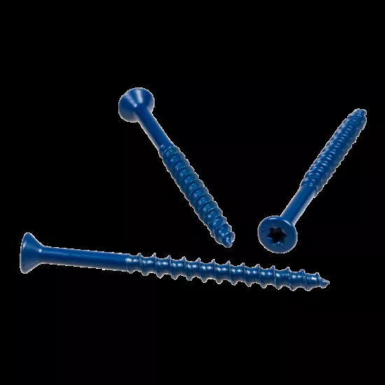 Simpson Titen Turbo - 3/16" x 2-3/4" Torx Flat-Head Concrete Screw, Blue - 100/box