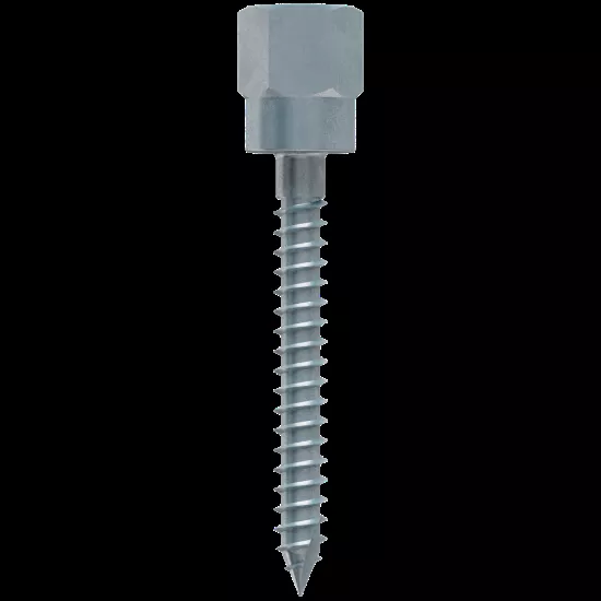 Simpson Wood Rod Hanger 5/16" x 2-1/2" Vertical Threaded Anchor for 3/8" Rod - 25/box
