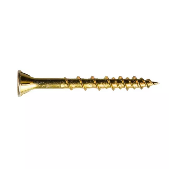 Simpson WSV - #9 x 3" Yellow-Zinc Strong-Drive Collated Subfloor Screw - 1000/box