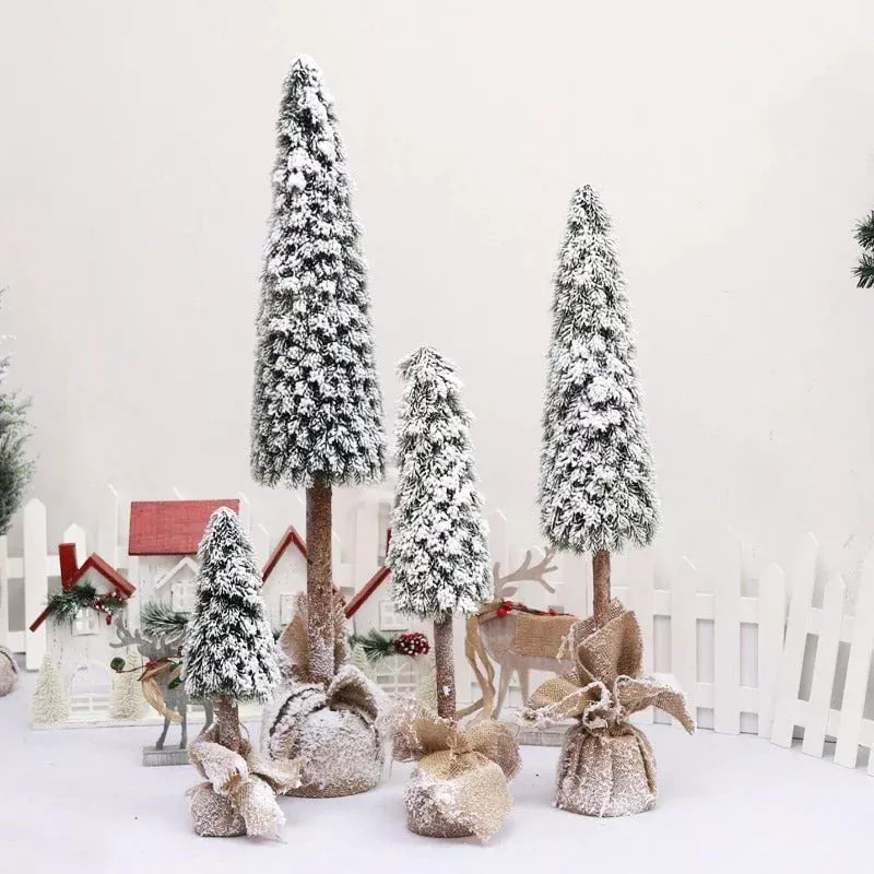 Snowy Christmas Pine Tree