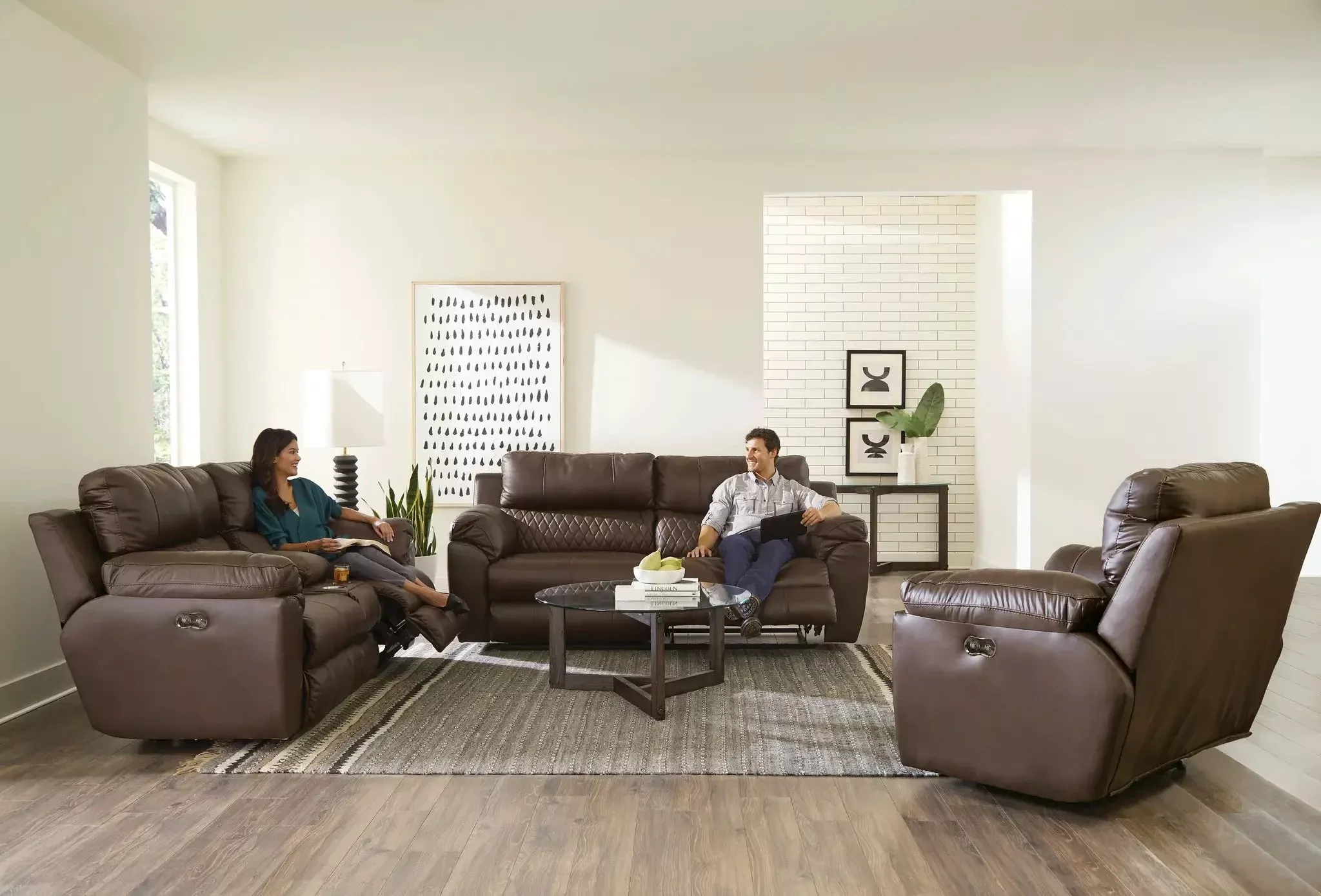 Sorrento - Power Reclining Console Loveseat - Kola