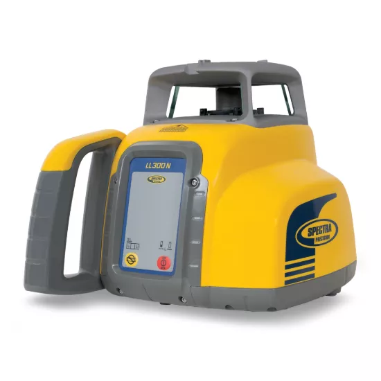 Spectra LL300N Laser Level with HL450 Receiver, C45 Rod Clamp, GR153 5-Meter Rod, Q104025 Aluminum T